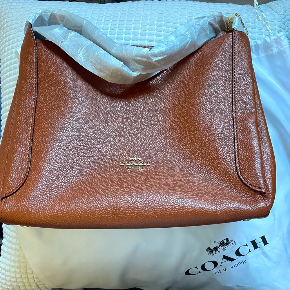 BNWT Coach Hobo Leather Shoulder Bag - Picture 4 of 8